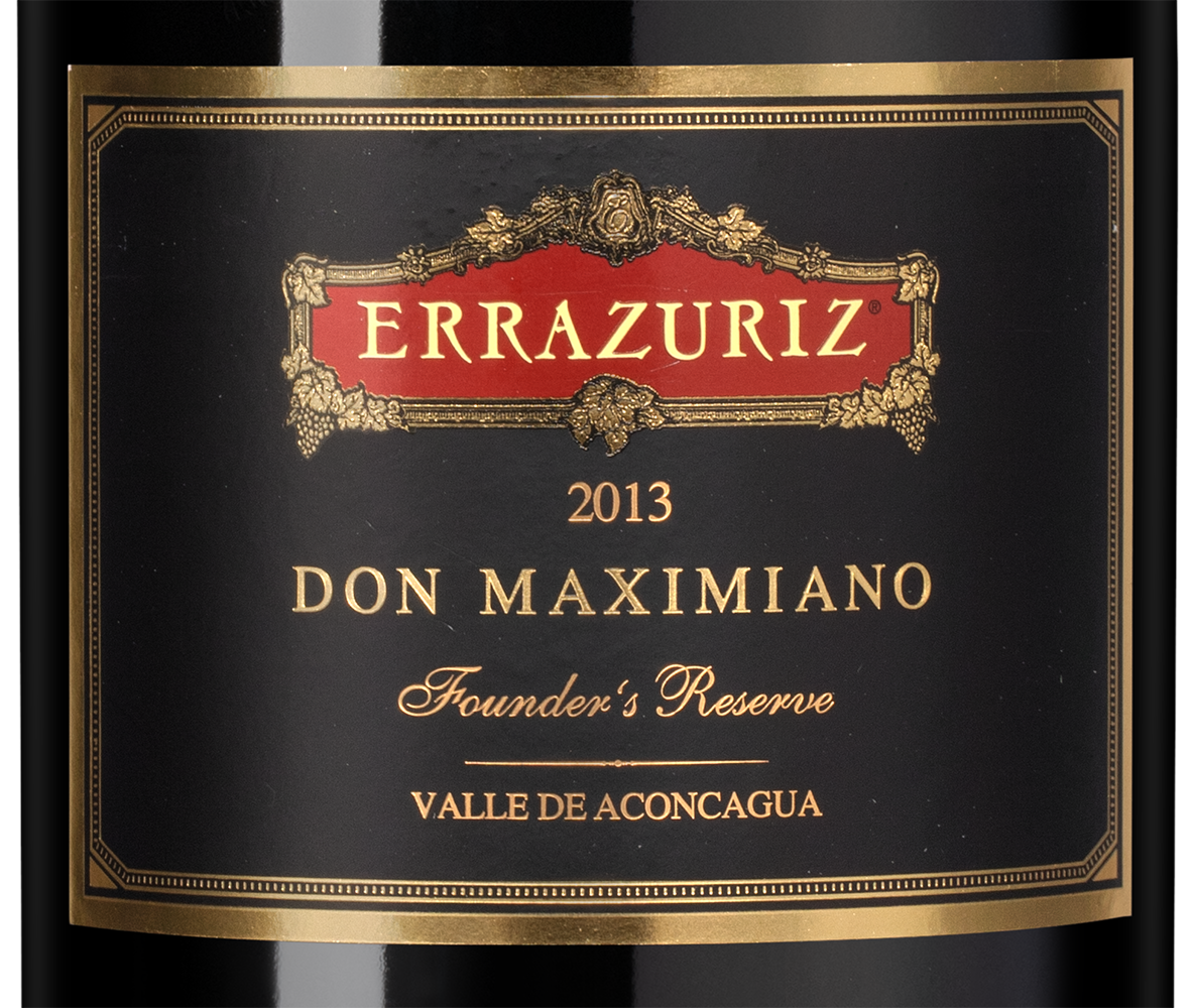 Вино Don Maximiano Founder's Reserve, Errazuriz, 2013, 3л, (149433), Чили, Аконкагуа, красное, сухое, 3 л, Дон Максимиано Фаундер'с Резерв, цена 114990 рублей