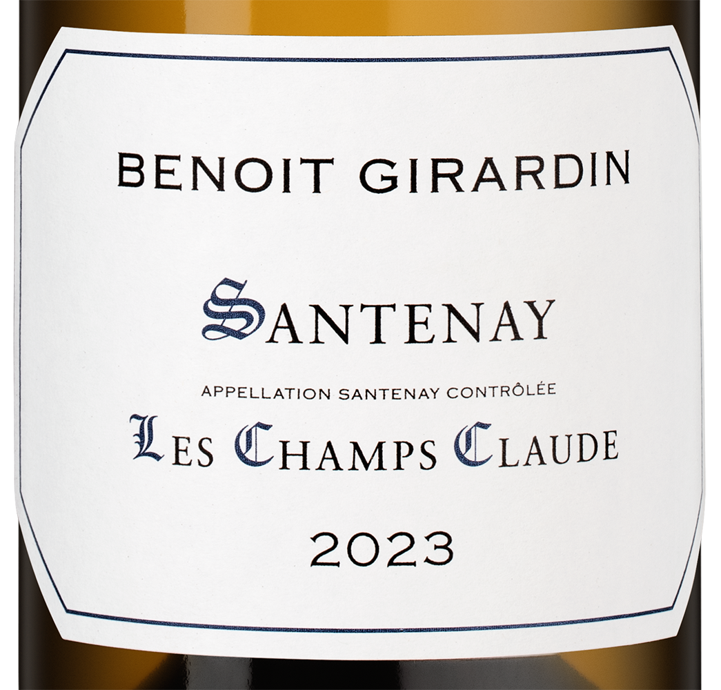 Вино Santenay Les Champs Claude, Benoit Girardin, 2023, (158100), Франция, Бургундия, белое, сухое, 0.75 л, Сантне Ле Шам Клод, цена 12490 рублей