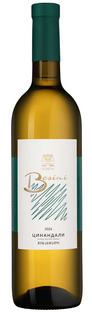 Вино Tsinandali, Besini, 2024, (158667), Грузия, Кахетия, белое, сухое, 0.75 л, Цинандали, цена 1390 рублей
