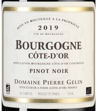 Вино Bourgogne Pinot Noir, (123989), красное сухое, 2019 г., 0.75 л, Бургонь Пино Нуар цена 4890 рублей
