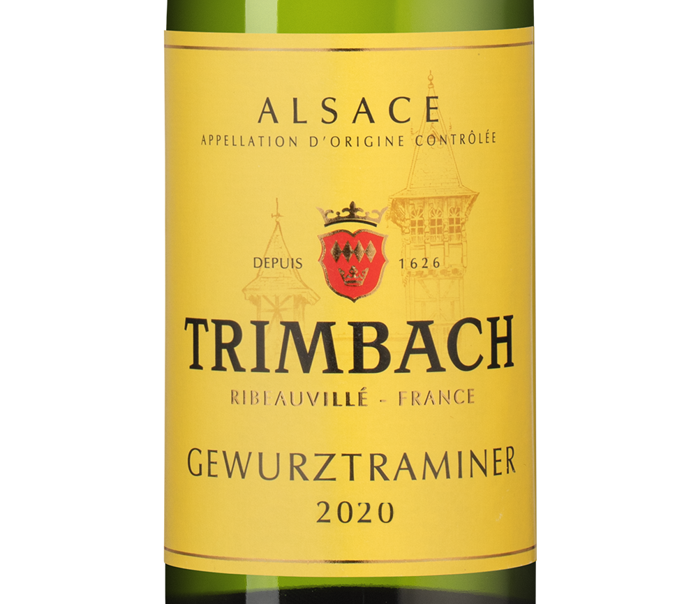 Вино Gewurztraminer, Trimbach, 2020, 0.375л, (147499), Франция, Эльзас, белое, полусухое, 0.375 л, Гевюрцтраминер, цена 4140 рублей