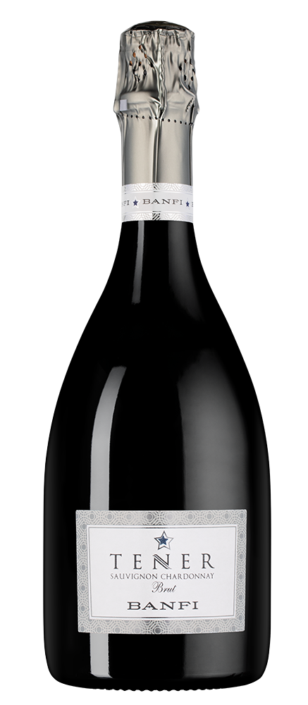 Игристое вино Tener Sauvignon Chardonnay, Banfi, (158773), Италия, Пьемонт, белое, брют, 0.75 л, Тенер Совиньон Шардоне, цена 3490 рублей