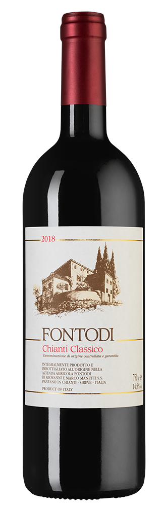 Вино Chianti Classico, Fontodi, 2018, (125595), Италия, Тоскана, красное, сухое, 0.75 л, Кьянти Классико, цена 10490 рублей