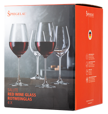 для красного вина Набор из 4-х бокалов Spiegelau Salute для красного вина, (129657), Германия, 0.55 л, Бокал Шпигелау Салют для красного вина цена 4760 рублей