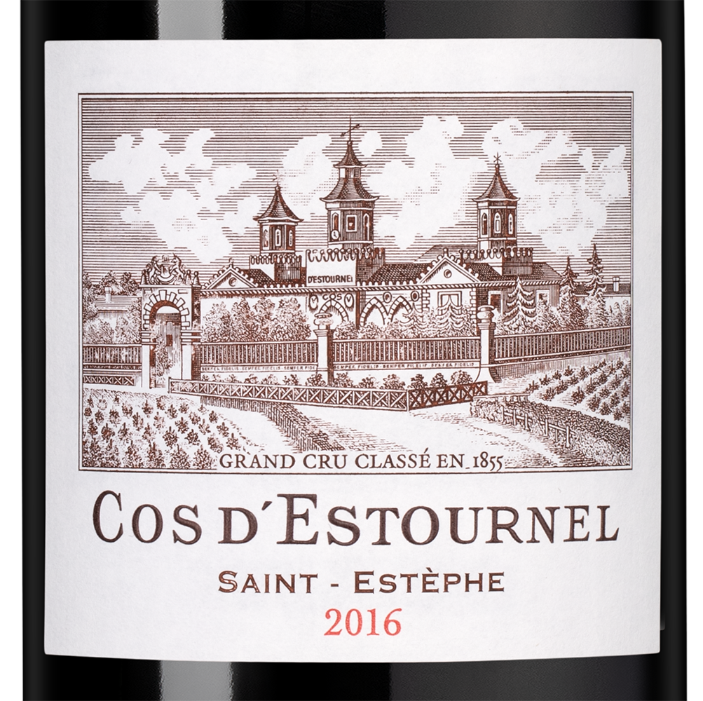 Вино Chateau Cos d'Estournel Rouge (Saint-Estephe), 2016, (151153), Франция, Бордо, красное, сухое, 0.75 л, Шато Кос д'Эстурнель Руж, цена 74990 рублей