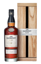 Виски The Glenlivet Aged 25 Years, (124254), gift box в подарочной упаковке, Односолодовый 25 лет, Шотландия, 0.7 л, Гленливет 25 Лет цена 53690 рублей