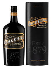 Виски Black Bottle, (103806), gift box в подарочной упаковке, Купажированный, Шотландия, 0.7 л, Блэк Боттл цена 4190 рублей