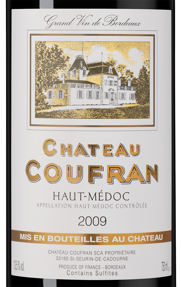 Вино Chateau Coufran (Haut-Medoc), 2009, (142236), Франция, Бордо, красное, сухое, 0.75 л, Шато Куфран, цена 7290 рублей