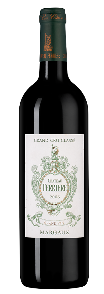 Вино Chateau Ferriere (Margaux), 2006, (131552), Франция, Бордо, красное, сухое, 0.75 л, Шато Феррьер, цена 27490 рублей