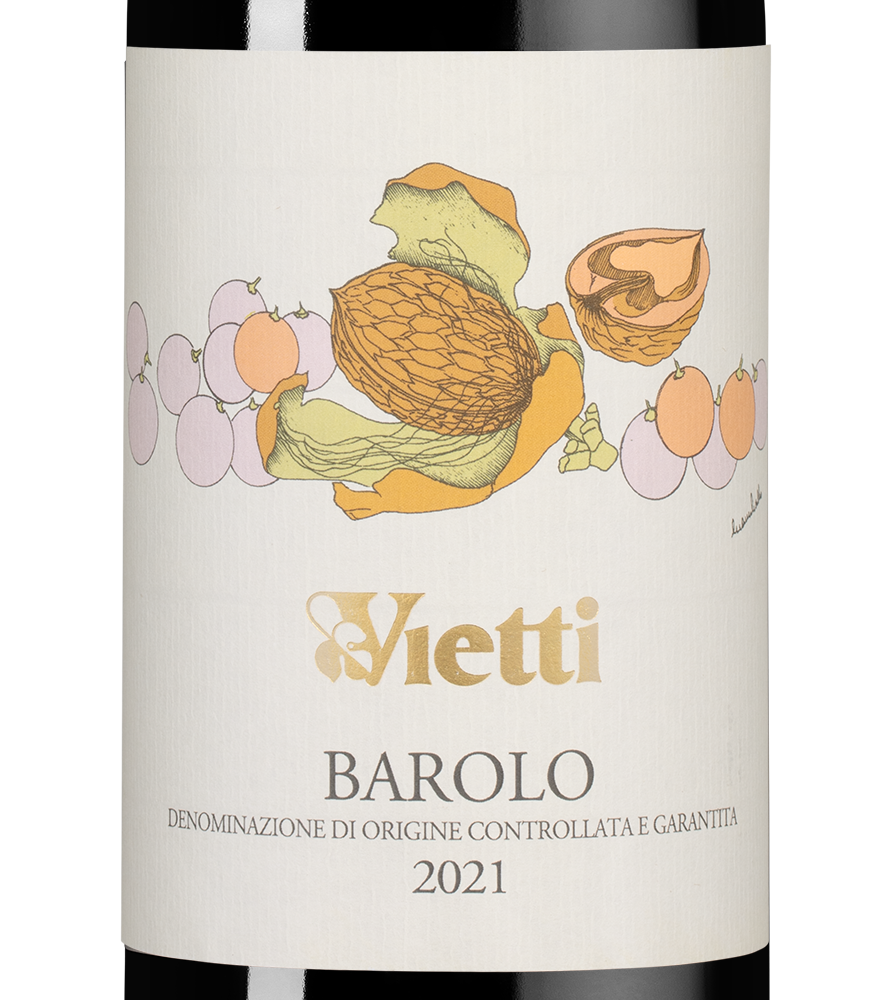 Вино Barolo в подарочной упаковке, Vietti, 2021, (155379), Италия, Пьемонт, красное, сухое, 0.75 л, Бароло, цена 23490 рублей