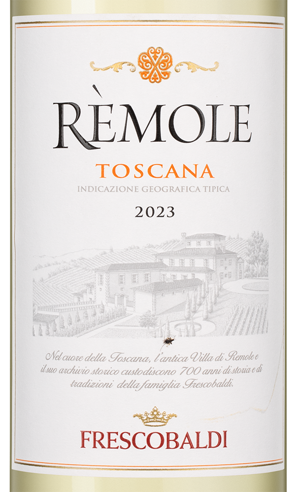 Вино Remole Bianco, Frescobaldi, 2023, (146757), Италия, Тоскана, белое, сухое, 0.75 л, Ремоле Бьянко, цена 1590 рублей