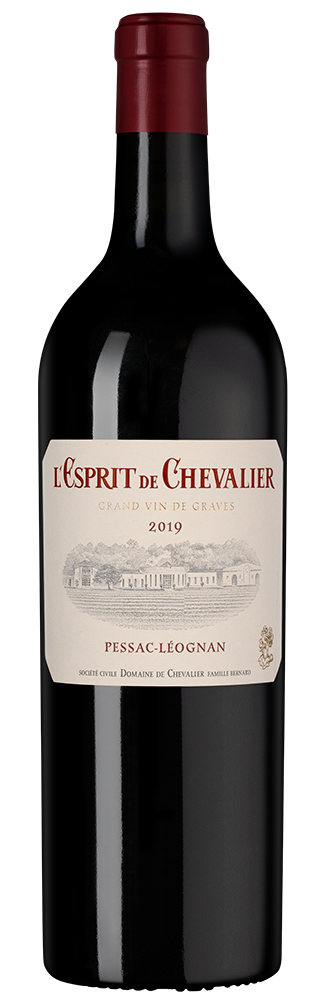 Вино L'Esprit de Chevalier Rouge, Domaine de Chevalier, 2019, (155680), Франция, Бордо, красное, сухое, 0.75 л, Л`еспри де Шевалье Руж, цена 7990 рублей