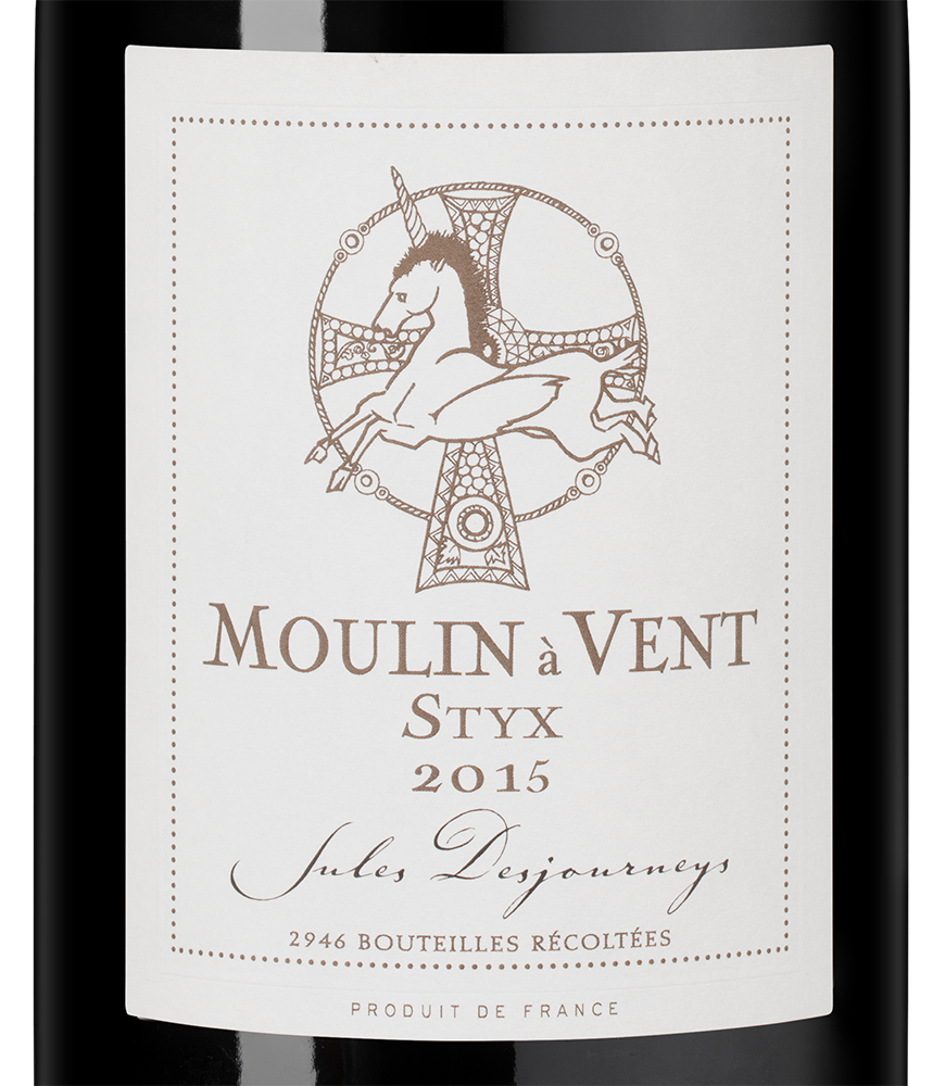 Вино Moulin a Vent Styx Rouge, Domaine Jules Desjourneys, 2015, (148189), Франция, Бургундия, красное, сухое, 0.75 л, Мулен-а-Вент Ле Стикс, цена 19990 рублей