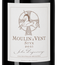 Вино Moulin a Vent Styx Rouge, (148189), красное сухое, 2015, 0.75 л, Мулен-а-Вент Ле Стикс цена 17490 рублей