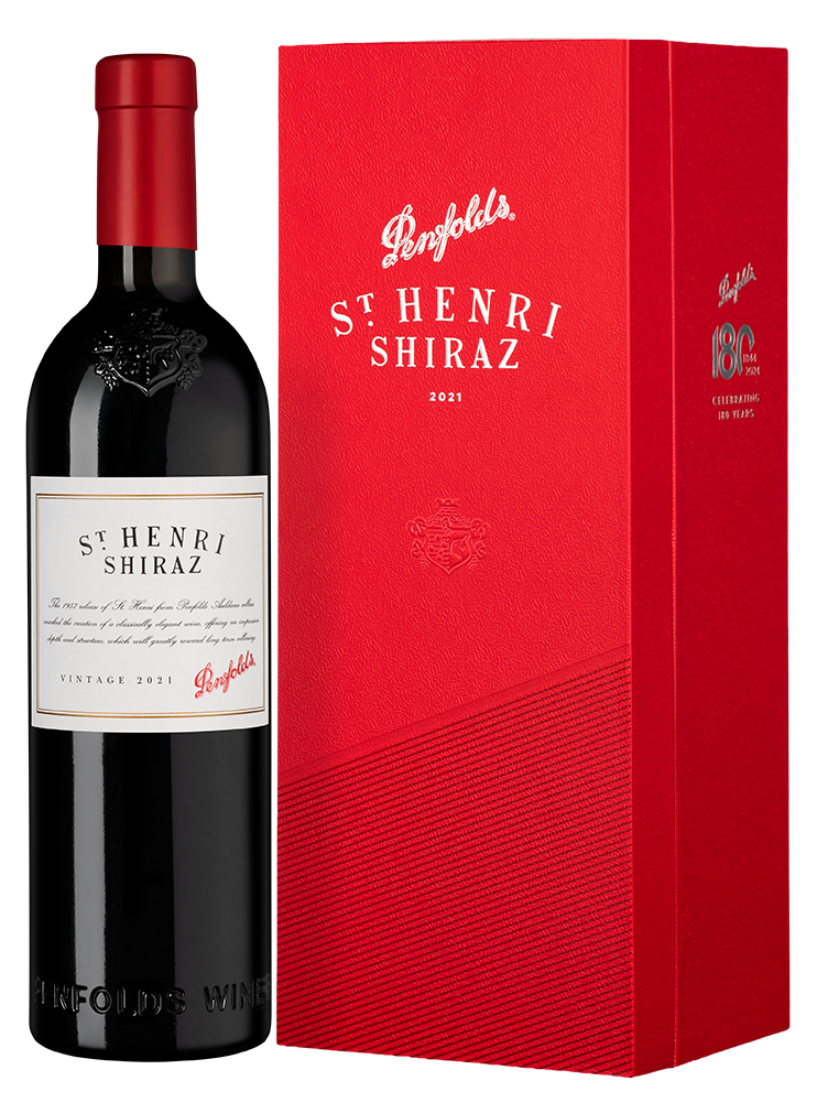 Вино Penfolds St Henri Shiraz в подарочной упаковке, 2021, (159982), Австралия, Южная Австралия, красное, сухое, 0.75 л, Пенфолдс Сэнт Генри Шираз, цена 37490 рублей