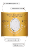 Louis Roederer Cristal Brut  в подарочной упаковке