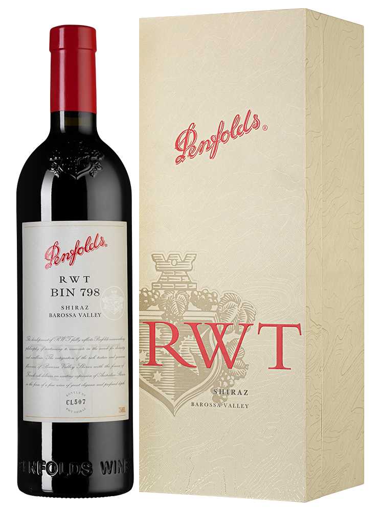Вино Penfolds RWT Shiraz в подарочной упаковке, 2018, (135286), Австралия, Южная Австралия, красное, сухое, 0.75 л, Пенфолдс РВТ Шираз, цена 45990 рублей
