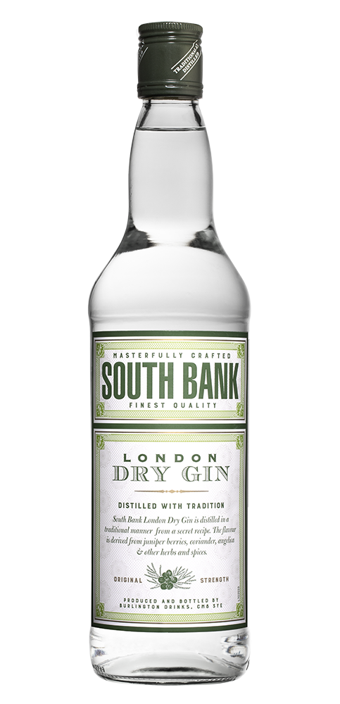 Джин South Bank London Dry Gin, (152922), Соединенное Королевство, 0.7 л, Саут Бэнк Лондон Драй Джин, цена 2640 рублей