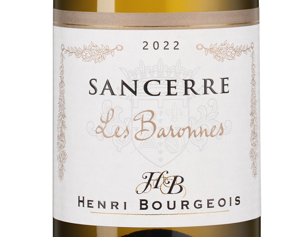 Вино Sancerre Blanc Les Baronnes, Henri Bourgeois, 2022, 0.375л, (143507), Франция, Долина Луары, белое, сухое, 0.375 л, Сансер Блан Ле Барон, цена 4490 рублей
