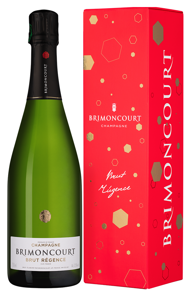 Шампанское Brut Regence в подарочной упаковке, Brimoncourt, 2018, (157231), Франция, Шампань, белое, экстра брют, 0.75 л, Брют Режанс, цена 14990 рублей
