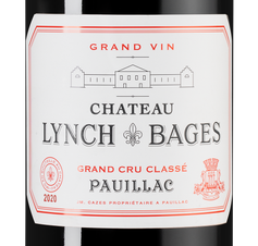 Вино Chateau Lynch-Bages (Pauillac), (151549), красное сухое, 2020, 1.5 л, Шато Линч-Баж цена 89990 рублей