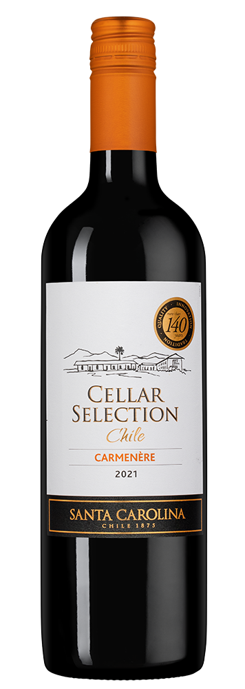 Вино Cellar Selection Carmenere, Santa Carolina, 2021, (136463), Чили, Центральная Долина, красное, полусухое, 0.75 л, Селлар Селекшн Карменер, цена 1190 рублей