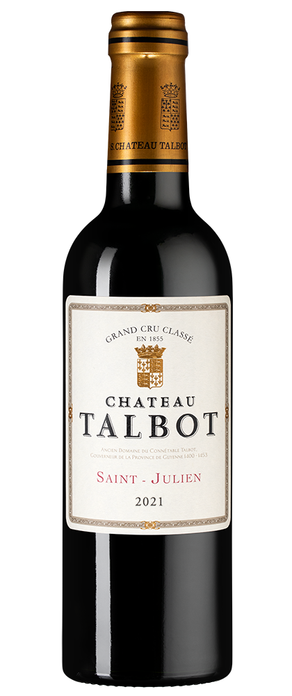 Вино Chateau Talbot, 2021, 0.375л, (158730), Франция, Бордо, красное, сухое, 0.375 л, Шато Тальбо, цена 11490 рублей