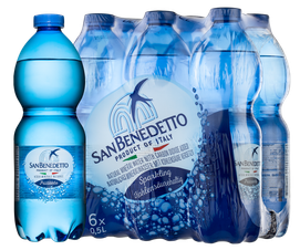 Минеральная вода Вода газированная San Benedetto (6 шт.), (127281), Италия, 0.5 л, San Benedetto 0.5л PET газ, 6 цена 680 рублей