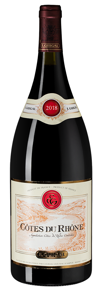 Вино Cotes du Rhone Rouge, Guigal, 2018, 1.5л, (135338), Франция, Долина Роны, красное, сухое, 1.5 л, Кот дю Рон Руж, цена 8490 рублей