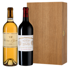 Вино Набор Chateau d'Yquem & Chateau Cheval Blanc, (108807), gift box в подарочной упаковке, Набор Сет Шато Шваль Блан+Икем цена 262190 рублей