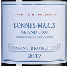 Вино Bonnes-Mares Grand Cru, (126949), красное сухое, 2017 г., 0.75 л, Бон-Мар Гран Крю цена 76490 рублей