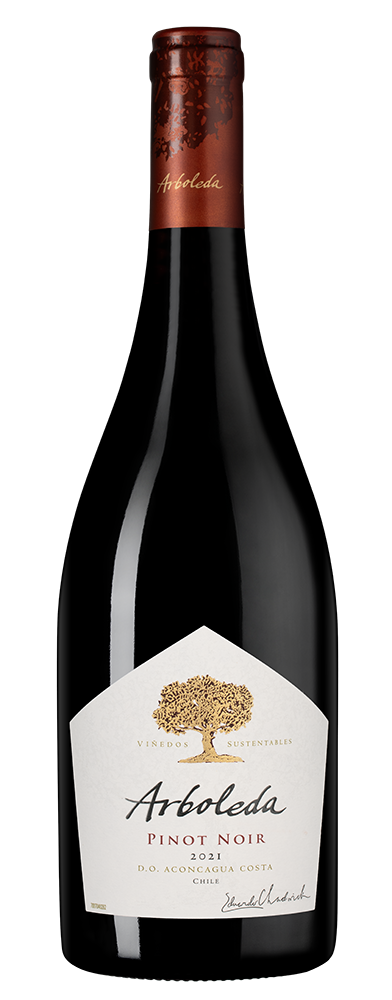 Вино Pinot Noir, Vina Arboleda, 2021, (140578), Чили, Аконкагуа, красное, сухое, 0.75 л, Пино Нуар, цена 5490 рублей