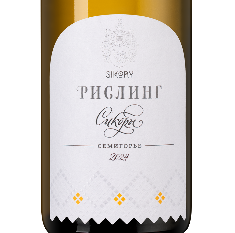 Вино Рислинг, Сикоры, 2024, (159699), Россия, Кубань, белое, сухое, 0.75 л, Рислинг, цена 2490 рублей