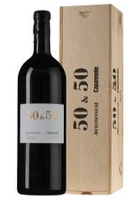 Вино 50 & 50, (130185), красное сухое, 2017 г., 3 л, 50 & 50 цена 124990 рублей