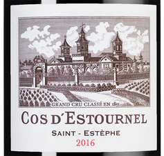Вино Chateau Cos d'Estournel Rouge, (96676), красное сухое, 2016 г., 0.75 л, Шато Кос д'Эстурнель Руж цена 59990 рублей