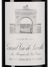 Вино Clos du Marquis, (142686), красное сухое, 2007 г., 3 л, Гран Вэн де Леовиль дю Марки де Лас Каз (Сен- Жюльен-Медок) цена 299990 рублей