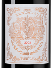 Вино Chateau Pichon Baron, (142568), красное сухое, 2008 г., 1.5 л, Шато Пишон Барон цена 124990 рублей