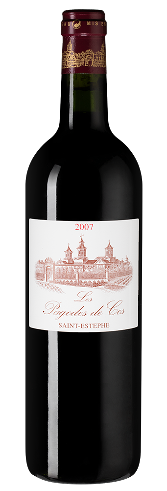Вино Les Pagodes de Cos (Saint-Estephe), Chateau Cos d'Estournel, 2007, (151351), Франция, Бордо, красное, сухое, 0.75 л, Ле Пагод де Кос, цена 13490 рублей