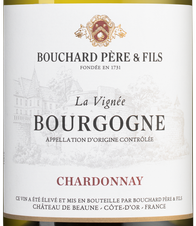 Вино Bourgogne Chardonnay La Vignee, (124585), белое сухое, 2019 г., 0.75 л, Бургонь Шардоне Ла Винье цена 5790 рублей