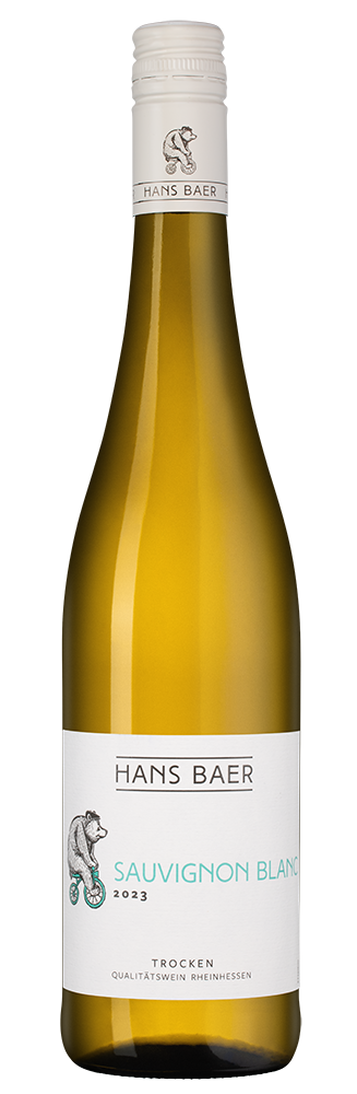 Вино Hans Baer Sauvignon Blanc, Weinkellerei Hechtsheim, 2023, (149226), Германия, Рейнгессен, белое, полусухое, 0.75 л, Ханс Баер Совиньон блан, цена 2140 рублей