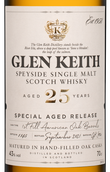 Крепкие напитки Glen Keith 25 Years Old в подарочной упаковке