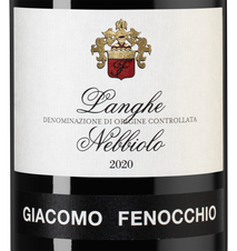 Вино Langhe Nebbiolo, (137407), красное сухое, 2020 г., 0.75 л, Ланге Неббиоло цена 4990 рублей