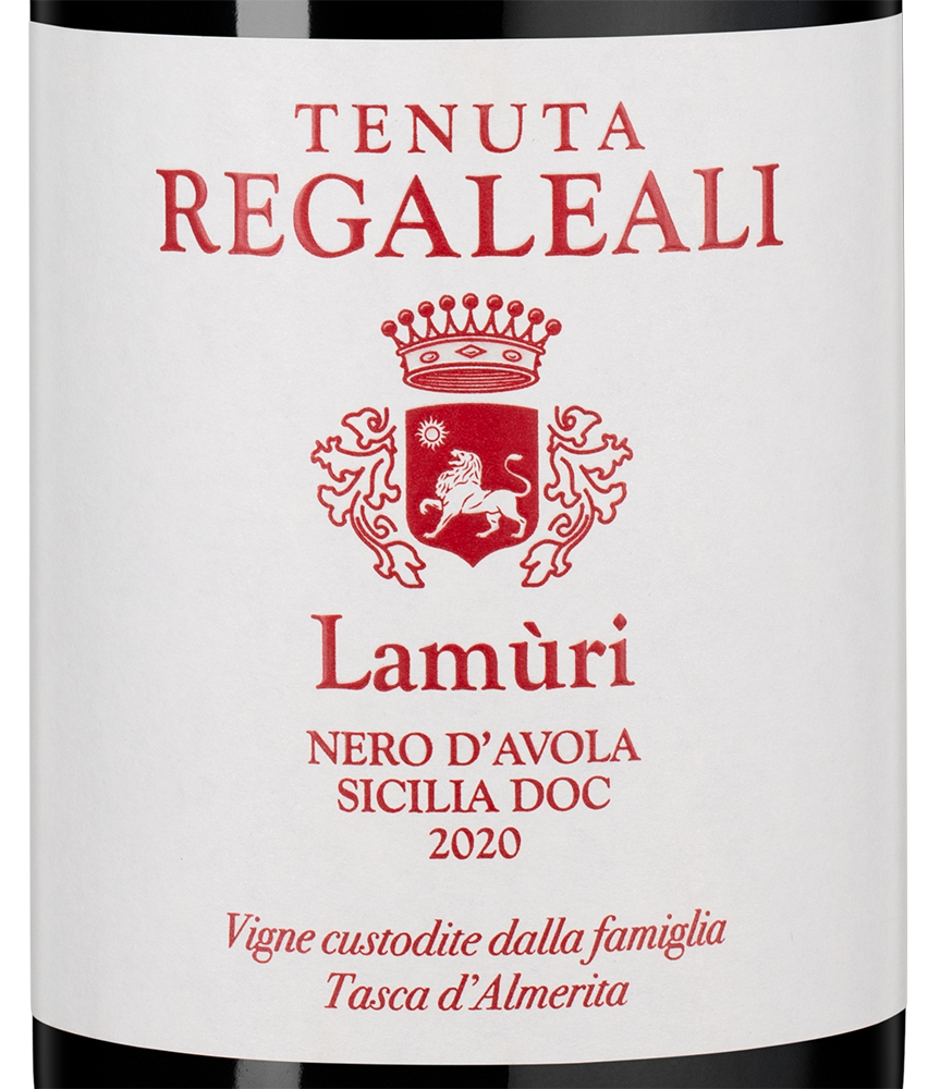 Вино Tenuta Regaleali Lamuri, Tasca d'Almerita, 2020, (142665), Италия, Сицилия, красное, сухое, 0.75 л, Тенута Регалеали Ламури, цена 4990 рублей