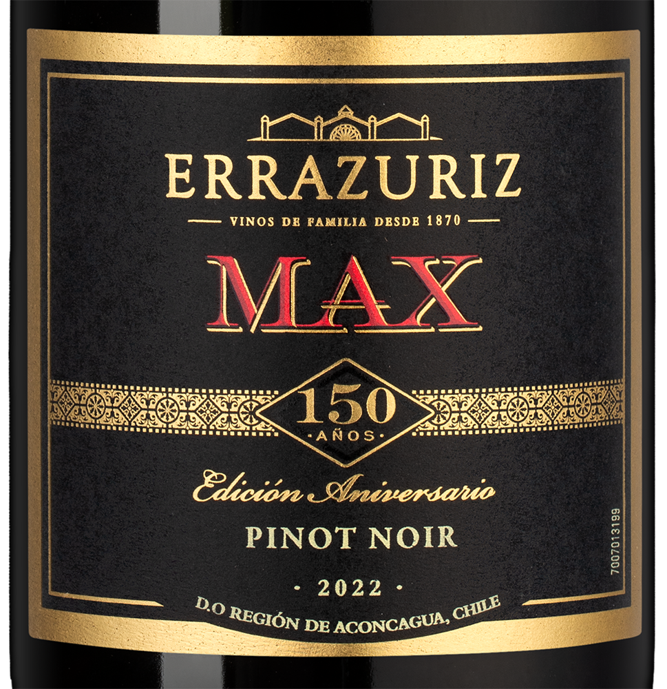 Вино Max Reserva Pinot Noir, Errazuriz, 2022, (152159), Чили, Аконкагуа, красное, сухое, 0.75 л, Макс Ресерва Пино Нуар, цена 3790 рублей
