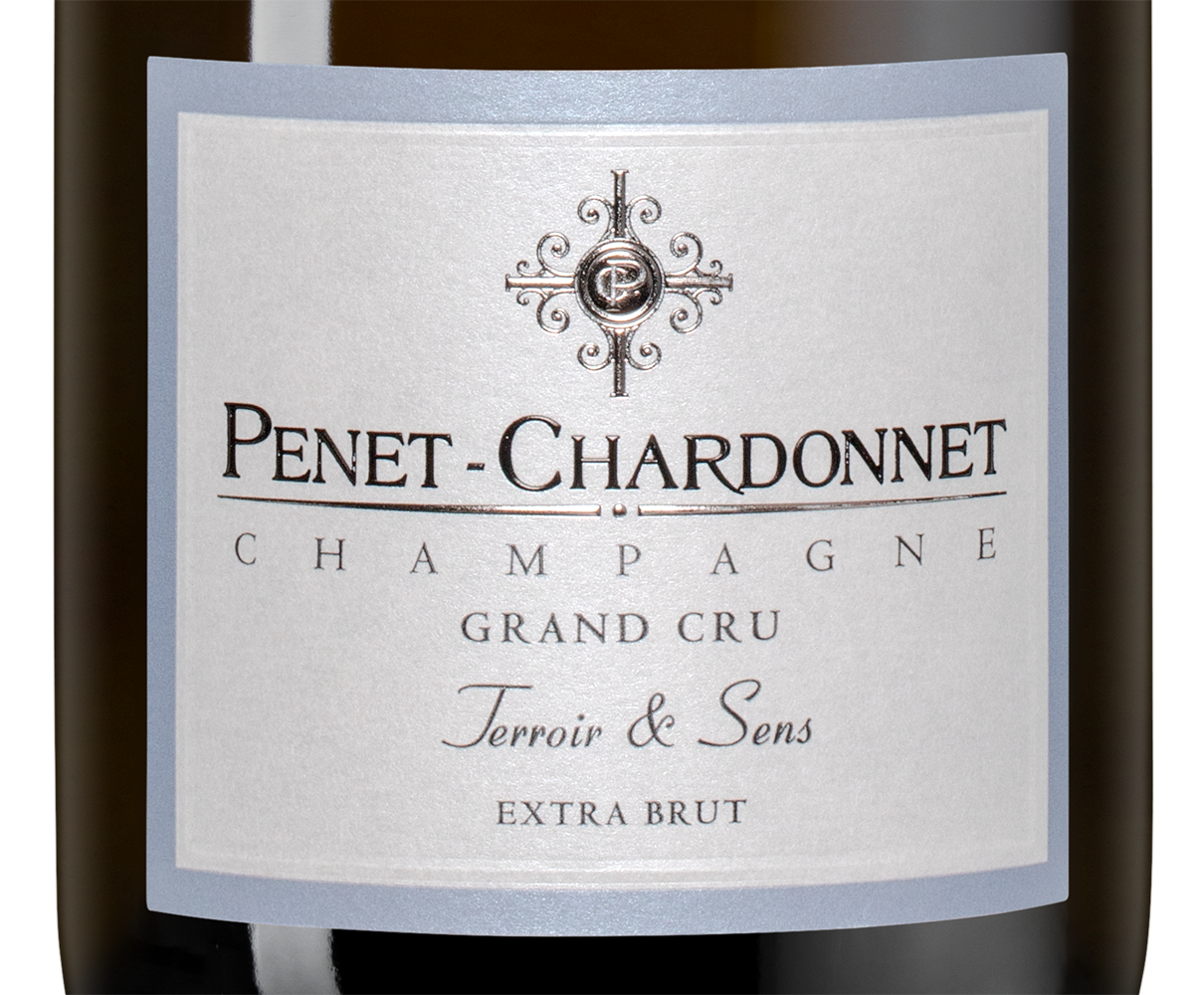 Шампанское Terroir & Sens Grand Cru, Maison Alexandre Penet, (145907), Франция, Шампань, белое, экстра брют, 0.75 л, Терруар э Санс Гран Крю, цена 19990 рублей