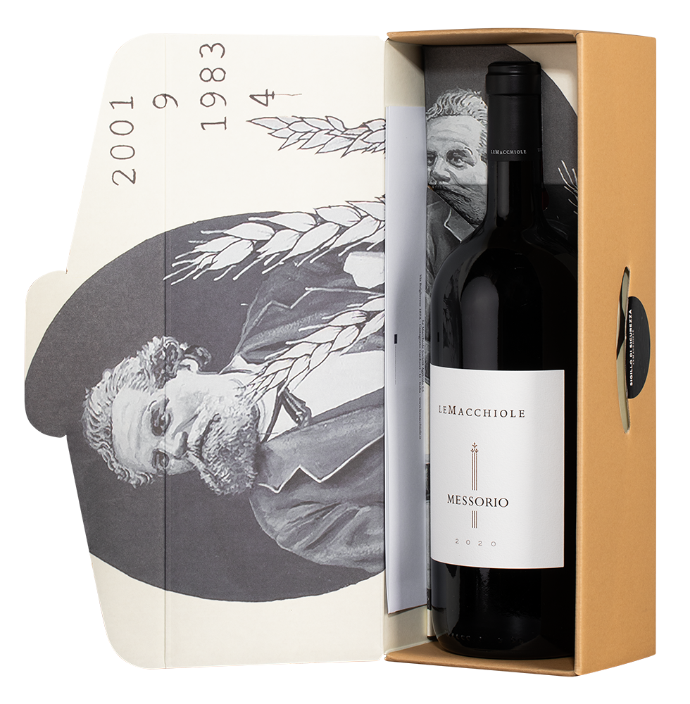 Вино Messorio в подарочной упаковке, Le Macchiole, 2020, 1.5л, (150332), Италия, Тоскана, красное, сухое, 1.5 л, Мессорио, цена 169990 рублей