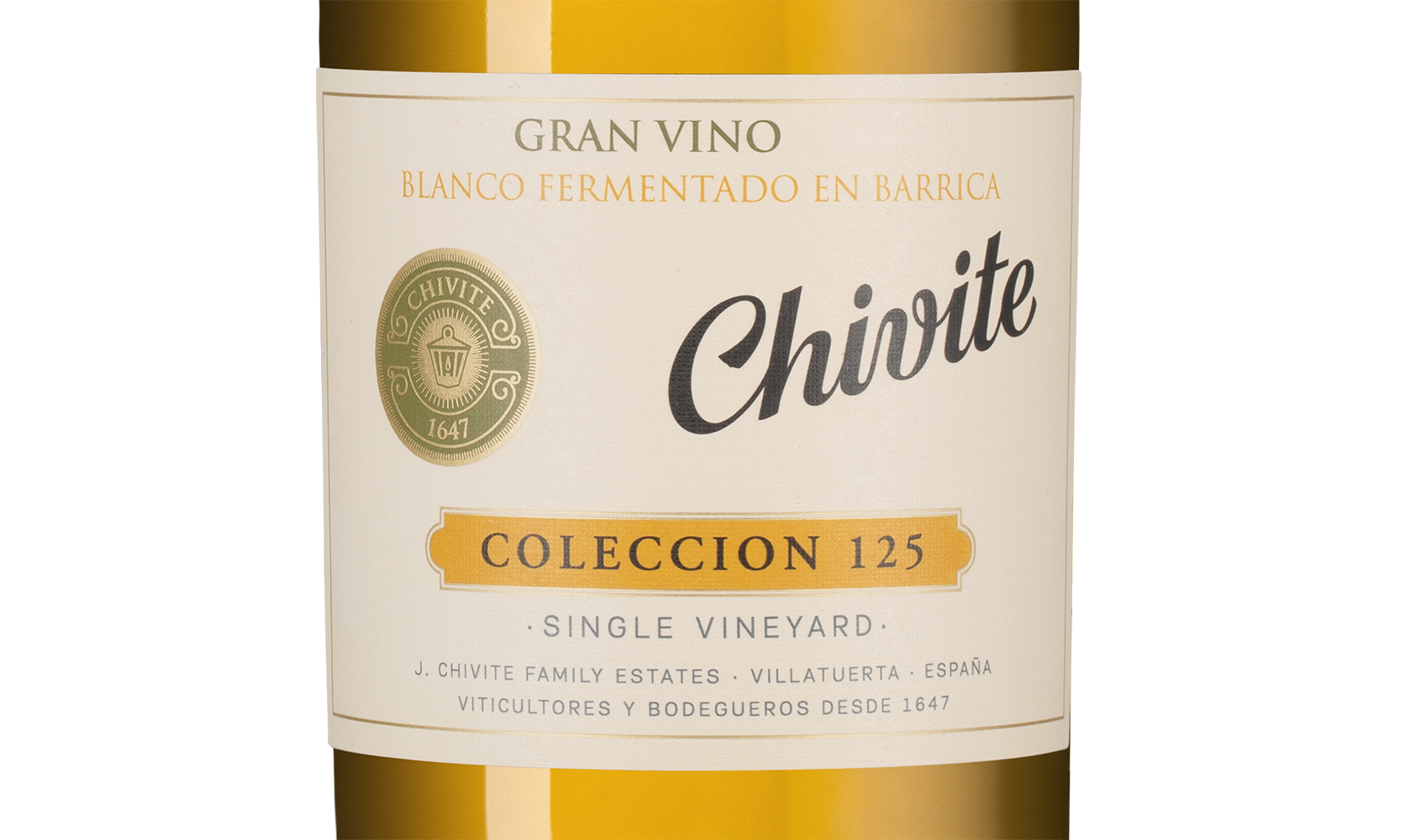 Вино Coleccion 125 Blanco, Bodegas Chivite, 2021, (147724), Испания, Наварра, белое, сухое, 0.75 л, Колексьон 125 Бланко, цена 11490 рублей