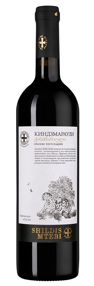 Вино Kindzmarauli Shildis Mtebi, 2023, (158512), Грузия, Кахетия, красное, полусладкое, 0.75 л, Киндзмараули Шилдис Мтеби, цена 1640 рублей