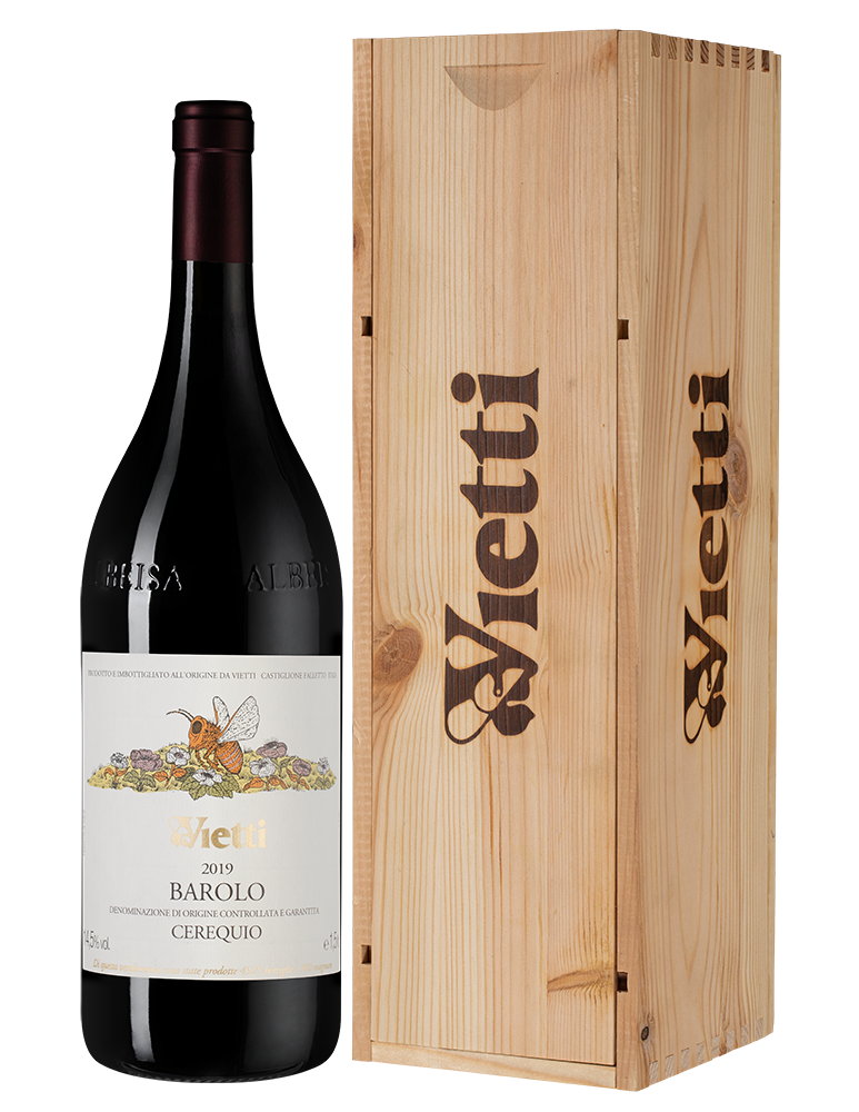 Вино Barolo Cerequio в подарочной упаковке, Vietti, 2019, 1.5л, (144875), Италия, Пьемонт, красное, сухое, 1.5 л, Бароло Черекуйо, цена 149990 рублей