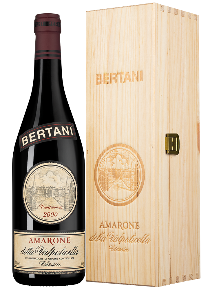Вино Amarone della Valpolicella Classico, Bertani, 2000, (139367), Италия, Венето, красное, полусухое, 0.75 л, Амароне делла Вальполичелла Классико, цена 87490 рублей